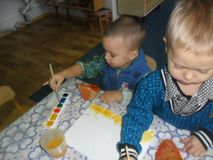 из листочка получится  дерево.